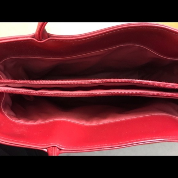 Vintage Ladies Red Handbag - Picture 7 of 8